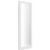 Mobili Fiver, Specchiera rettangolare Rachele 170x60 cm, Bianco Frassino, Specchio per Bagno, Camera, Corridoio, Ingresso, Soggiorno, Made in Italy