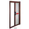 IRS Industria Reggiana Schermature Zanzariera in Alluminio a Molla per Porte e finestre 160x250 Marrone