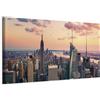 murando Quadro New York 135x45 cm 1 Pezzo - Stampa su Tela Strutturata XXL Grande - Quadri Moderni Soggiorno Grandi - Stampe da Parete Murale Arte Moderno Pittura - Skyline NY Citta 9020119