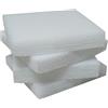 HABITA 33 HOME Set Imbottitura Cuscini Gommapiuma per Sedie, 4 o 6 Pezzi, Poliuretano Espanso e Fibra di Poliestere, 3 Misure e 3 Altezze, Imbottitura Cuscini 50x50, 40x40 Made in Italy (4 Poliestere, 50x50x8 Cm)
