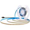 Vrabocry Striscia LED USB da 5 V, luce bianca calda, 120 LED/m, 3 mm, larghezza stretta, 5 m, SMD2835, autoadesiva, non impermeabile, IP20, per interni, cucina, decorazione (bianco caldo)