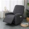 ABZDUNG Copripoltrona Relax Reclinabile Universale, Jacquard Fodere Poltrona Relax Elasticizzato Copripoltrona 1 Posto con Tasca Copripoltrona Reclinabile Fodere per Poltrone Rimovibile(C)