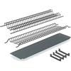 Inoxa Kit Fhuller Scolapiatti 86 cm Zincato Nero Ardesia da Incasso per Mobile Pensile cm. 90 completo di Vaschetta