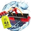 BoomDing Kit Pulizia Pannelli fotovoltaici | 4,6 Metri | Alluminio | Estensibile | per pulizia fotovoltaico | Scopa per lavare Tapparelle | Spazzola telescopica per lavaggio pannelli fotovoltaici