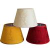 Generico LUCECLASS | cappello paralume paraluce per lampada tondo nuovo in tessuto pregiato damascato su pvc disponibile in 3 colori: panna, bordeaux e giallo ocra.(DIAM.45 CM. ATTACCO E27, BORDEAUX)
