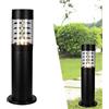 Chao Zan LED Lampade Da Giardino Esterno illuminazione Da Giardino Palo Luce Da Esterno E27 Terra Lampione Impermeabile lampioncino Lampada da paletto per Sentieri Aiuole/Sentieri/Terrazza/Strade/Patio (B)