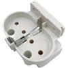 WMAMBZNDHP Portalampada for lampada fluorescente PL H con attacco 2G11 bianco, for UV, 500 V, convertitore, accessori for illuminazione LED da tavolo T110