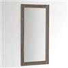 ARHome Specchiera Parete Modern, 120 x 60, Frassino Rustico, Specchio Parete Muro, Made in Italy
