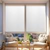 GQINGHUA Pellicola per Vetri Finestre 60 x 310 cm, Non Adesivo, Impermeabile, Traslucido Decorative,Protezione Solare, Pellicola Privacy Pellicola Finestre, per Casa Cucina,bianco opaco