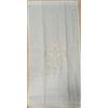 Corredocasa - Tendina Elegante per Dietro Vetro in Misto Lino con Intaglio e Ricamo a Mano, Colore Bianco, Ideale per Finestrini e Decorazione Elegante in Ambienti Interni (Bianco, 45x240 cm)
