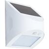 gsc evolution Applique LED Solare Kolam con sensore di Movimento PIR e crepuscolare (3W 4000K 300lm) IP65 Bianco