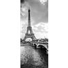A.Monamour Adesivo Porta Autoadesiva Torre Eiffel Senna A Parigi Vinile PVC Adesivi per Porte Interne 3D Pellicola Adesiva Poster Sticker Murale Decorazione da Parete Carta da Parati