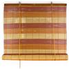 Tex family Tenda a Rullo in Bamboo 60x150 cm - Tapparella in Legno Naturale per Interni ed Esterni - Montaggio Facile - Arancione