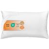 sleepling 197138 cuscino in piume e cotone | cuscino decorativi da divano | Imbottitura per Cuscini | Lavabile a 60 ° C | Certificati Ökotex e Downpass | Prodotto in UE | 40 x 80 cm, bianco