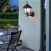 Chao Zan Applique da esterno Vintage stile rustico, impermeabile IP44 Lampada per esterno a muro per giardino, Lampada da parete lanterna da esterno per portico, balconi (A)
