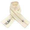 JYC CREATIVE 25 Chiusure Lampo in Nylon, 24 Colori e Misure, Cerniera per Cucire, Chiusure Lampo per Cucire su Vestiti, Tessuti, Chiusuri Lampo al Metro n.3, 25 x 60 cm, crema 103