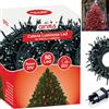 GINMA - Luci Natale Interno e Esterno LED con 8 Effetti Luce, Certificate, Basso Consumo e Impermeabili (Rosso, 3 metri (50 LED))