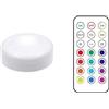 TopHomer Luci da cucina a batteria, senza fili, a LED, con telecomando, per credenze, credenze e armadi (1 lampada)