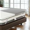 Bedshire Topper Orthofoam HD Matrimoniale 160x190 Materasso Correttore Rigido e Traspirante a 5 Zone Alto 5 cm con Rivestimento Sfoderabile Futon Ortopedico Made in Italy 100%