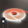 HEGEHE - Striscia LED COB 12V [3m, Luce Bianca 6000-6500K], IP68 Impermeabile Flessibile, 320 LEDs/M Striscia LED FCOB Silicone Tagliabile CRI90+, Decorazione per Casa/Negozio