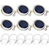 Naisicatar 6 pezzi solare Mason Jar LID LID 20 LED LAMPAGGIO LANTERNA INCONTRO LAGUE STRUE GUARNE MIDURA LUCI FIREFLY LIDI PER LIDE PER L'ACCETTO DEL GARDEN