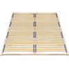 ECOFORM - Rete a doghe 160x200 Telaio in legno di faggio - Rete a doghe di alta qualità, durevole e stabile - Telaio in legno - Imballaggio ecologico - Direttamente dal produttore