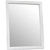 Gicos Specchio rettangolare da parete cornice in legno colore bianco 50*70 cm NOF-818028