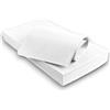 Generico 25 Tovaglie in TNT Tessuto Non Tessuto Dimensioni 100x100cm COPRIMACCHIA 50gr m/q Ideali per la ristorazione sagre feste vari colori (25, Bianco, 100x100 cm)