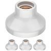 ledscom.de 4 lampade da soffitto/portalampada ELEKTRA, porcellana, bianco lucido, 1x E27 max. 300 W