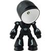 HEALLILY Lampada Robot da Scrivania Nera in Pvc, Testa Regolabile | Luce Notturna Decorativa per Negozi e Casa, 3 Batterie a Bottone Incluse