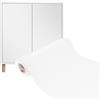 DecoMeister Pellicola Adesiva tinta unita per Mobili 63x500 cm - Carta Adesiva Lavabile per Cucina e Bagno - Facile da Applicare - Ideale per Rinnovare Armadi, Tavoli e Porte - Bianco Opaco