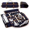 Blissbuilt Borse Del Kit Da Barman,Borsa da Viaggio per Barman,Borsa da bar portatile,Borsa Mixer Cocktail ,Borsa da barista da viaggio con tracolla,Perfetta per Feste all'aperto in Giardino（Senza Attrezzi Bar）