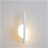 KSHSAA Lampada a Sospensione da Comodino Lampada a Sospensione in Ferro Minimalista dimmerabile Lampada a Sospensione a LED Piccola personalità Downlight Moderno Ristorante Creativo Drop Light