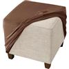 uyeoco Copri Pouf Fodera Poggiapiedi Rotondo/Quadrato/Rettangolare Copripoggiapiedi Elastico 50x50/40 x 40 Cover Sgabello Copertura Protettiva per Ottomana (Color : C, Size : 40X40CM) ( Color : 9@ , Size : 4