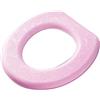 LIZHAYG Copri Wc Copriwater in schiuma lavabile con adesivo, copriwater impermeabile, sedile del water riutilizzabile in silicone for quattro stagioni, accessori for la casa Cuscino Water Lavabile(Pink)