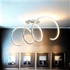 Licht-Erlebnisse Lampada da soffitto LED design a onda 2300 lm 3000 K Moderna lampada da soffitto per interni illuminazione soggiorno sala da pranzo