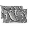 BANZAII TEXTILE INNOVATOR ONLINE Banzaii Coppia Federe 50x80 cm con Cerniera 100% Microfibra Manopesca, Set 2 Federe con Zip 50x80 cm, Made in Italy, Nicole Grigio