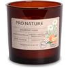 seit 1744 müller KERZEN Müller Kerzen PRO NATURE Candele Profumate in Vetro Marrone con Stoppino in Legno - Cera Bianca e Oli di Colza Naturali all'Arancia & Camomilla - Durata Fino a 40 Ore - 100% Vetro Riciclato