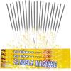 Generico 192 Candeline Magiche 25 CM Scintille Luminose Scintillanti Per Matrimonio Compleanno Capodanno Party Cat.1 (F1)