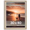 Victor cornice portafoto "Rubens" oro beige 30x40 cm - profilo: 30 x 20 mm - stile barocco antico - vetro vero - decorazione per la casa