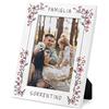 Maverton Cornice Foto - Porta Foto da Personalizzare con Stampa Colorata - Portafoto da Tavolo - 27,5 x 21,5 cm - idee regalo per anniversario, matrimonio - Fiori