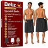 Betz Kilt da sauna BERLIN per uomo in spugna con bottoni 100% cotone 420 g/m² -