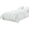 Tata Home Piumino Winter Invernale 300 gr/mq in Morbida Microfibra Misura 2 Piazze Matrimoniale cm 250x200 Colore Bianco