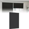 Froadp Tenda avvolgibile oscurante senza fori e con fori, Klemmfix, colore nero, 120 x 210 cm, per finestre interne