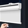 tow000ack Tenda a Rullo Oscurante per Finestre,Tende Avvolgibile con Sistema a Molla,Protezione UV,Isolamento Termico,per Casa,Ufficio,Bianco,Personalizza,Larghezza x Altezza (125cm x 150cm)