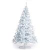 Nataland Albero di Natale Artificiale Bianco Modello Elder Altezza 210 Cm, Abete Super Folto con Effetto Realistico e Rami Con Aghi Anticaduta
