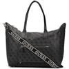 GUESS borsa da viaggio con scomparto per laptop Latona Carryon Large Tote Coal Logo grigio scuro