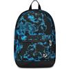 Seven Zaino Scuola Reversibile New The Double, Blu, Pixelsphere, Zaino Mono Scomparto Con Auricolari Earphones Wireless Led, Tasca PC, Tasca Borraccia e Markers, Zaino Medie Superiori Ragazzo