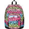 Seven Zaino New Fit, Doppio Scomparto, Tasca Porta Borraccia, Scuola e Tempo Libero, Jump Love, Bambine e Ragazze, blu/rosa
