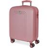 MOVOM Riga Trolley cabina Rosa 40x55x20 cms Rigida ABS Chiusura a combinazione numerica 37L 2,8Kgs 4 doppie ruote Bagaglio a mano